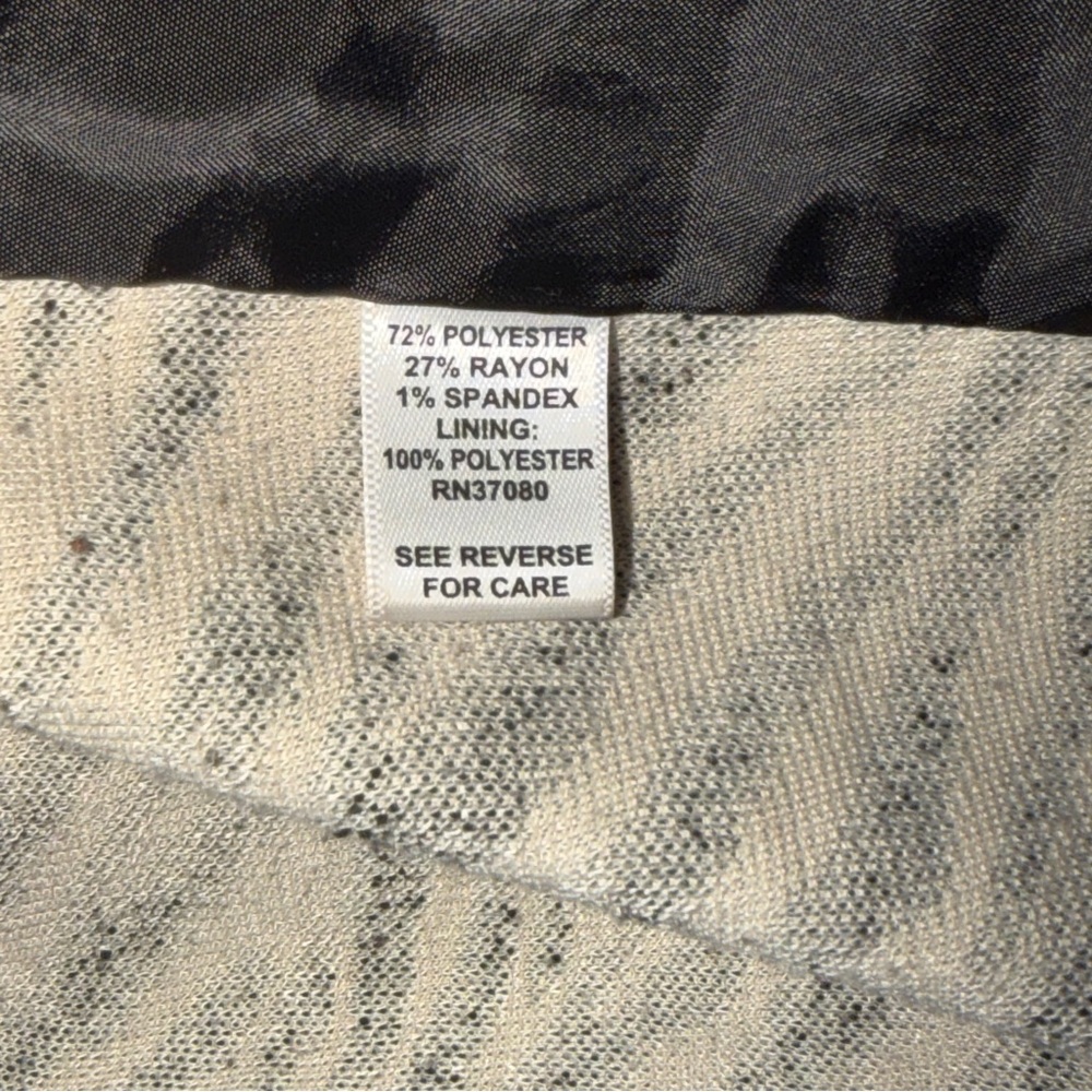 Cato Zebra Print Size Large Black and White Casual Blazer Jacket Womens - Picture 5 of 10